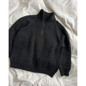 Zipper Sweater Light Man Knitting Pattern by PetiteKnit 