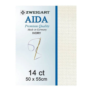 Zweigart Aida Cloth 14 count Ivory 264 