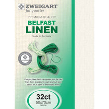 Load image into Gallery viewer, Zweigart Belfast 32 Count Fabric Fat Quarter Antique White 101 

