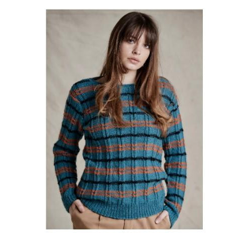 6154 Aran weight Unisex Sweater Pattern 