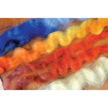 Load image into Gallery viewer, Ashford Rainbow Dyed English Leicester Luxury Fibre colour packs
