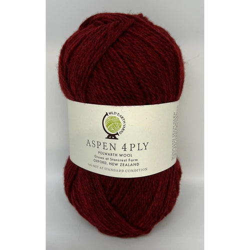 Aspen Polwarth 4ply Cherry 