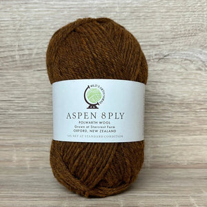 Aspen Polwarth 8ply Hickory 