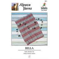 Bella Baby Blanket in DK 8ply Knitting Pattern 