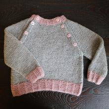 Load image into Gallery viewer, Button-Snap Baby Sweater Pattern
