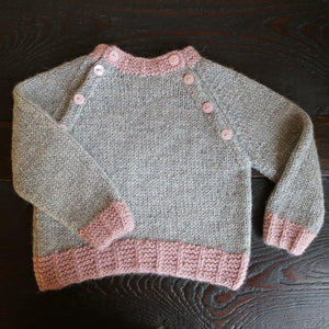 Button-Snap Baby Sweater Pattern