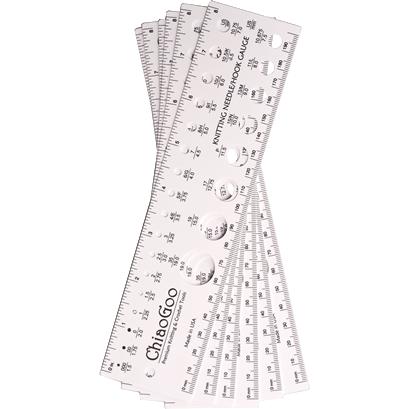 ChiaoGoo Needle / Hook Gauge Rulers 20cm / 8 inch