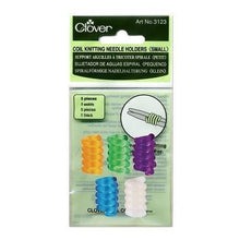 Load image into Gallery viewer, Clover Coil Knitting Needle Holders Small
