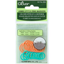 Load image into Gallery viewer, Clover Stitch Ring Markers Large to Jumbo 
