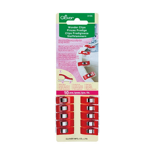 Clover Wonder Clips Red 