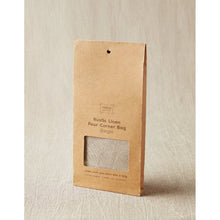 Load image into Gallery viewer, Cocoknits Rustic Linen Four Corner Bag Large

