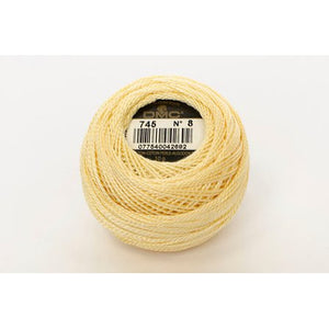 DMC Cotton Perle 8 Banana Yellow 