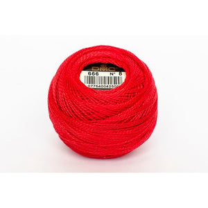 DMC Cotton Perle 8 Bright Red 