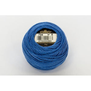 DMC Cotton Perle 8 Cobalt Blue 