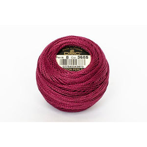 DMC Cotton Perle 8 Dark Mauve 