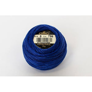 DMC Cotton Perle 8 Dark Royal Blue 