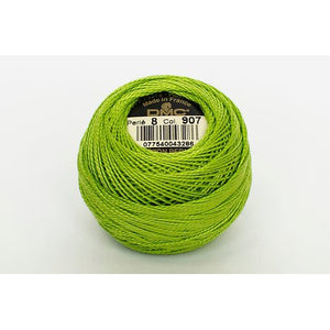 DMC Cotton Perle 8 Granny Smith Green 