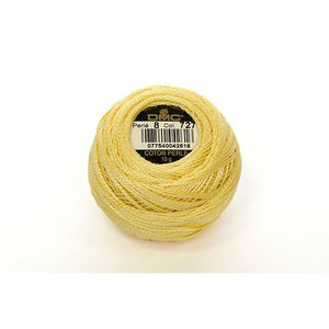 DMC Cotton Perle 8 Primrose Yellow 
