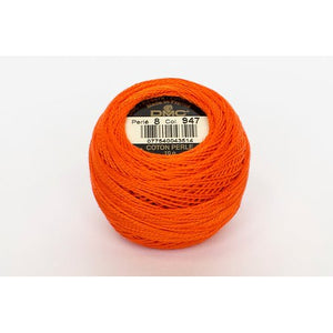 DMC Cotton Perle 8 Sunset Orange 