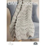 DMC Crochet Warm & Wavy Throw Pattern 