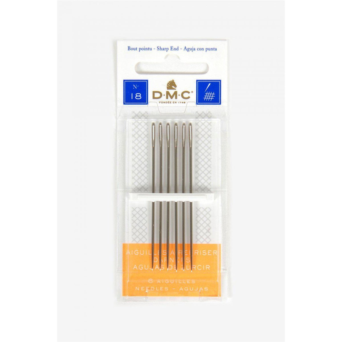 DMC Darning Needles range of sizes for mending available at Knitnstitch