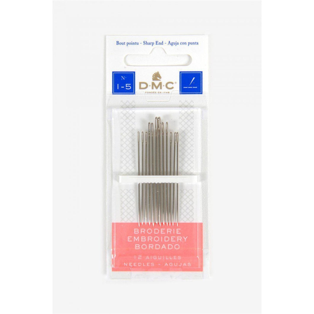 DMC Embroidery Sharp Needles 1-5 