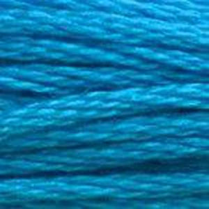 DMC Six Strand Embroidery Floss - Blues 3843 Swimming Pool Blue
