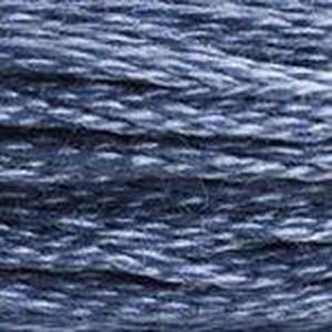 DMC Six Strand Embroidery Floss - Blues 931 Blue Grey