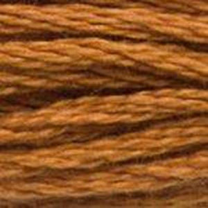 DMC Six Strand Embroidery Floss - Browns 3826 Golden Brown