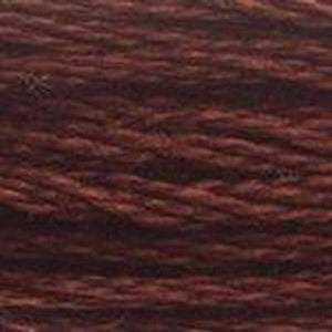 DMC Six Strand Embroidery Floss - Browns 3857 Dark Red Wine