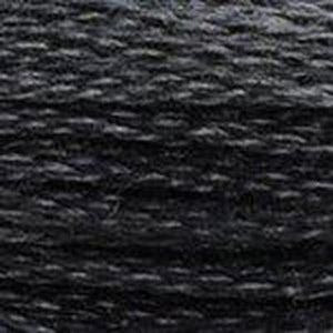 DMC Six Strand Embroidery Floss - Darks 3799 Anthracite Grey
