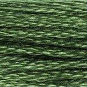 DMC Six Strand Embroidery Floss - Greens 987 Basil Green