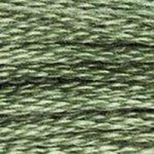DMC Six Strand Embroidery Floss - Muted Greens 3363 Herb Green