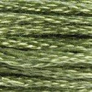 DMC Six Strand Embroidery Floss - Muted Greens 3364 Sage Green