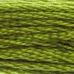 DMC Six Strand Embroidery Floss - Muted Greens 581 Grasshopper Green