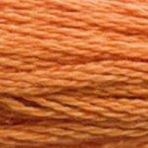 DMC Six Strand Embroidery Floss - Oranges 3853 Copper