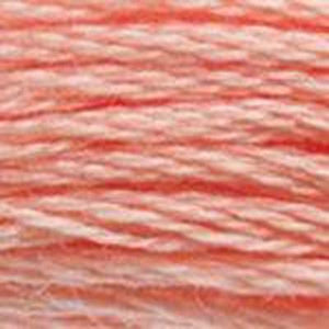 DMC Six Strand Embroidery Floss - Pinks 3824 Light Apricot