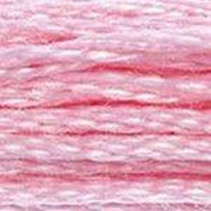 DMC Six Strand Embroidery Floss - Pinks 605 Rosebud Pink