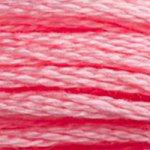 DMC Six Strand Embroidery Floss - Pinks 957 Bright Pink