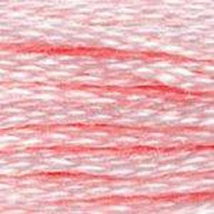 DMC Six Strand Embroidery Floss - Pinks 963 Pale Dusty Rose