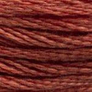 DMC Six Strand Embroidery Floss - Reds 3830 Red Terracotta