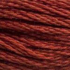 DMC Six Strand Embroidery Floss - Reds 918 Dark Red Copper