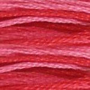 DMC Six Strand Embroidery Floss - Variegated 107 Variegated Carnation