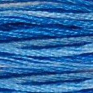 DMC Six Strand Embroidery Floss - Variegated 121 Variegated Delft Blue
