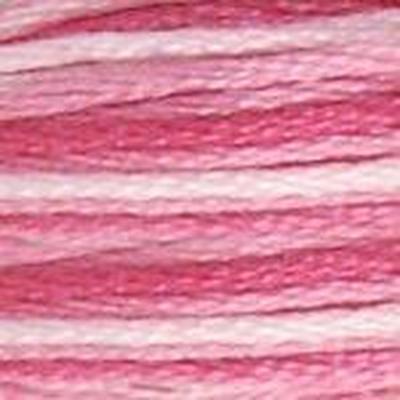 DMC Six Strand Embroidery Floss - Variegated 48 Variegated Baby Pink