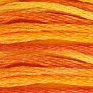 DMC Six Strand Embroidery Floss - Variegated 51 Variegated Burnt Orange