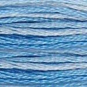 DMC Six Strand Embroidery Floss - Variegated 93 Variegated Cornflower Blue
