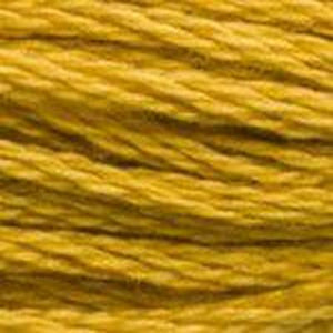 DMC Six Strand Embroidery Floss - Yellows 3852 Mustard Yellow