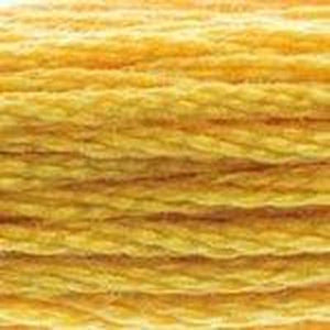 DMC Six Strand Embroidery Floss - Yellows 728 Hops Yellow