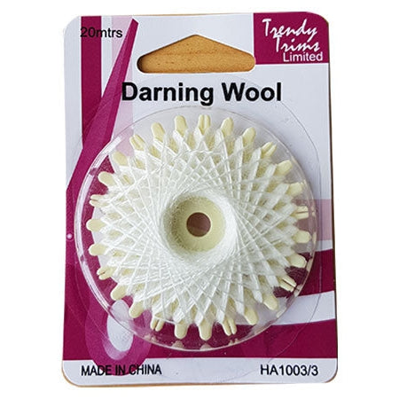 Darning Wool White 